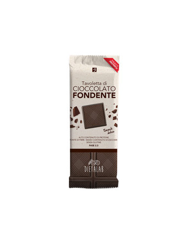 DIETALAB TAVOLETTA CIOCCOLATO FONDENTE PROTEICA FASE 2.3 - 70 G