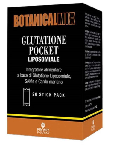 BOTANICALMIX GLUTATIONE POCKET LIPOSOMIALE 20 STICK DA 2 G