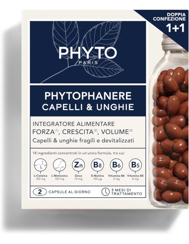 PHYTO PHYTOPHANERE INTEGRATORE ALIMENTARE CAPELLI/UNGHIE 90+90 CAPSULE