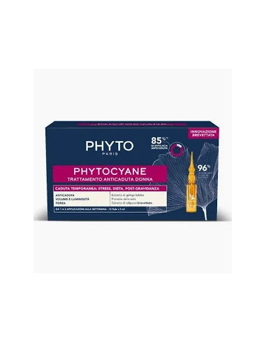 PHYTOCYANE FIALE TRATTAMENTO ANNTICADUTA DONNA - 12 FIALE DA 5 ML