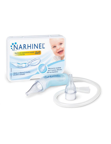 ASPIRATORE NASALE NARHINEL SOFT 1 PEZZO + 2 RICAMBI