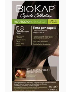 N. 5.8 CASTANO CHIARO CACAO - TINTA PER CAPELLI BIOKAP NUTRICOLOR DELICATO - LIMITED EDITION