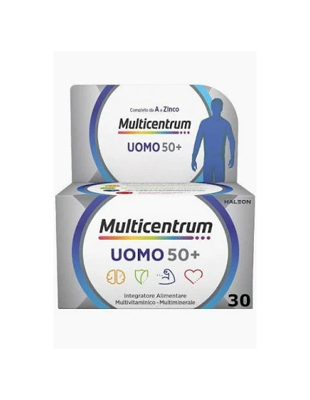 MULTICENTRUM UOMO 50+ 30 COMPRESSE