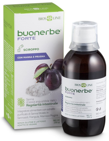 BUONERBE FORTE SCIROPPO INTESTINO PIGRO 180 ML