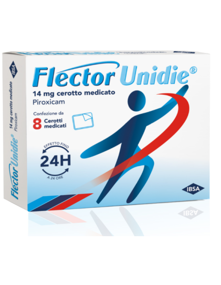 FLECTOR UNIDIE 8 CEROTTI MEDICATI CON PIROXICAM...