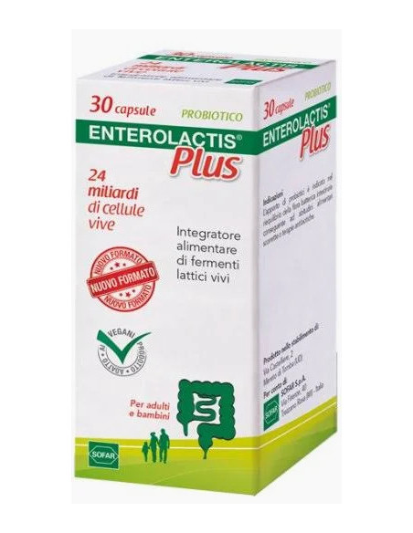 ENTEROLACTIS PLUS 30 CAPSULE