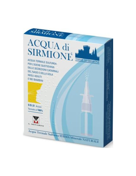 ACQUA SIRMIONE MINERALE NATURALE 6 FIALE 15 ML