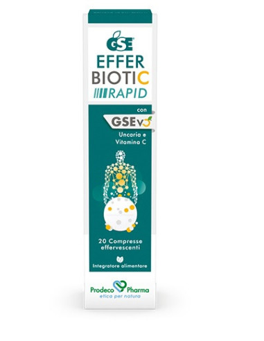 GSE EFFERBIOTIC RAPID 20 COMPRESSE