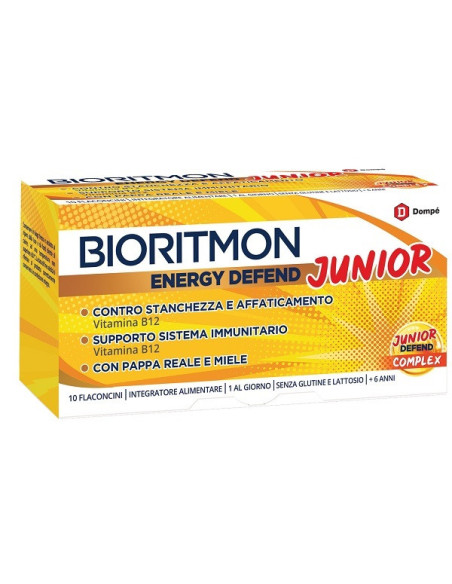 BIORITMON ENERGY DEFEND JUNIOR 10 FLACONCINI 10 ML