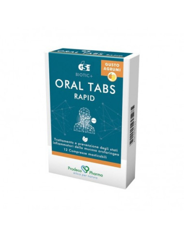 GSE ORAL TABS RAPID GUSTO AGRUMI 12 COMPRESSE MASTICABILI