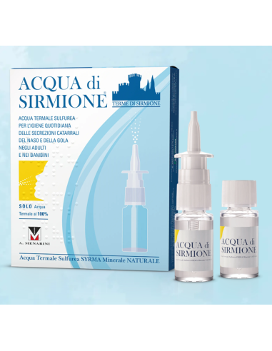 ACQUA SIRMIONE MINERALE NATURALE 6 FIALE 15 ML