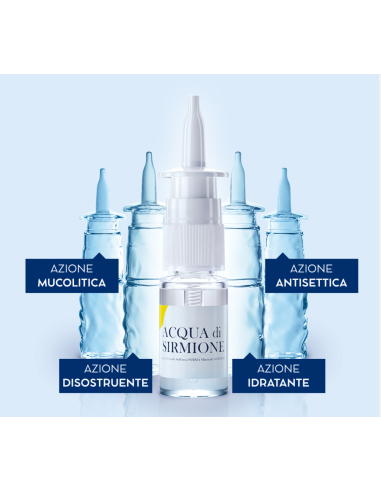 ACQUA SIRMIONE MINERALE NATURALE 6 FIALE 15 ML