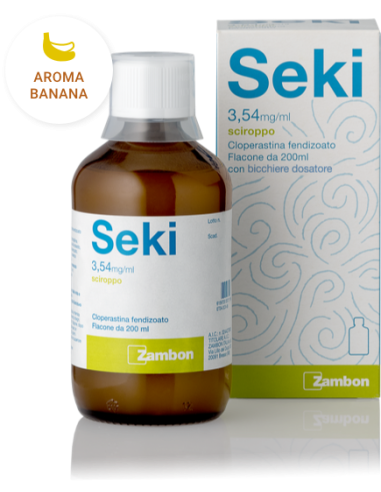SEKI SCIROPPO SEDATIVO TOSSE SECCA 200ML 3,54 MG/ML