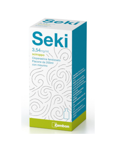 SEKI SCIROPPO SEDATIVO TOSSE SECCA 200ML 3,54 MG/ML