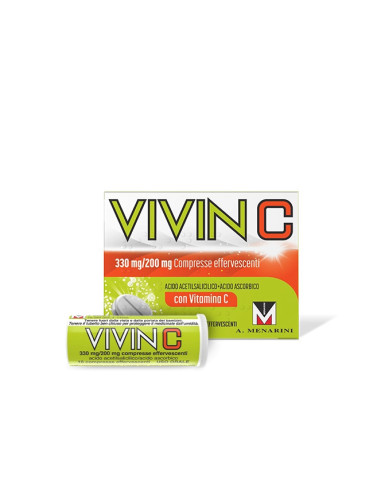 VIVIN C 20 COMPRESSE EFFERVESCENTI 330MG+200MG