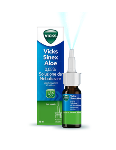 VICKS SINEX ALOE DECONGESTIONANTE NASALE 15 ML 0,05%