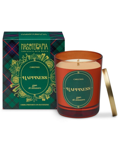 NASOTERAPIA CANDELA CHRISTMAS IS IN THE AIR HAPPINESS PAN DI ZENZERO 180 G