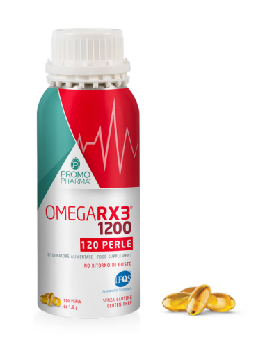 PROMOPHARMA OMEGA RX3 1200 FLACONE DA 100 PERLE + 20 IN OMAGGIO