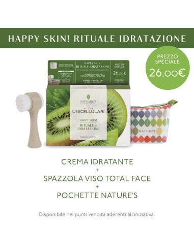 COFANETTO IDRATAZIONE VISO HAPPY SKIN - LINEA ACQUE UNICELLULARI DI NATURE'S