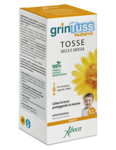 GRINTUSS PEDIATRIC SCIROPPO TOSSE SECCA E GRASSA 180 G