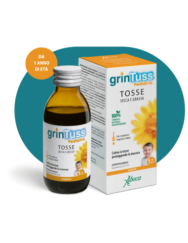 GRINTUSS PEDIATRIC SCIROPPO TOSSE SECCA E GRASSA 180 G