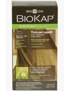 N.7 BIONDO MEDIO NATURALE - TINTA PER CAPELLI BIOKAP NUTRICOLOR DELICATO