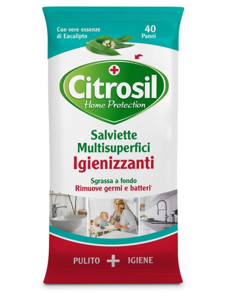 CITROSIL SALVIETTE IGIENIZZANTI EUCALIPTO 40 PEZZI