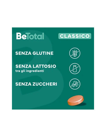 BETOTAL CLASSICO INTEGRATORE VITAMINE B 60 COMPRESSE BETOTAL CLASSICO INTEGRATORE VITAMINE B 60 COMPRESSE