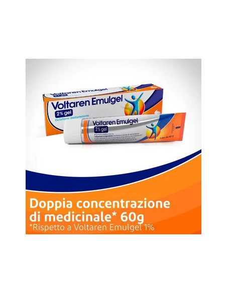 VOLTAREN EMULGEL 2% GEL ANTINFIAMMATORIO 60G VOLTAREN EMULGEL 2% GEL ANTINFIAMMATORIO 60G