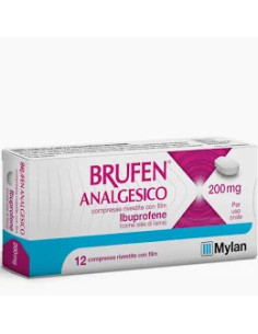 BRUFEN ANALGESICO 200MG IBUPROFENE 12 COMPRESSE RIVESTITE