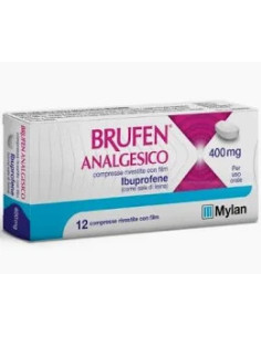 BRUFEN ANALGESICO 400 MG IBUPROFENE 12 COMPRESSE RIVESTITE