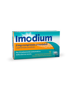 IMODIUM ANTIDIARROICO 12 COMPRESSE OROSOLUBILI 2 MG