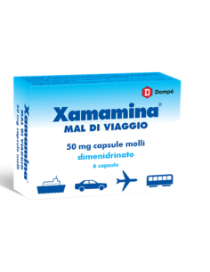 XAMAMINA MAL DI VIAGGIO 6 CAPSULE MOLLI 50MG