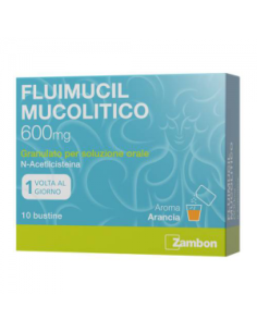 FLUIMUCIL MUCOLITICO 600MG 10 BUSTINE