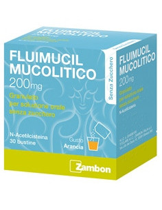 FLUIMUCIL MUCOLITICO 200 MG SENZA ZUCCHERO 30 BUSTINE
