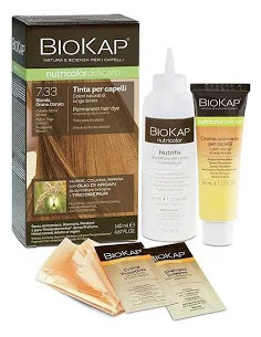 N. 7.33 BIONDO GRANO DORATO - TINTA PER CAPELLI BIOKAP NUTRICOLOR DELICATO 2