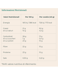 HIGH PROTEIN COOKIE CON CIOCCOLATO MONOPORZIONE 45 G 2