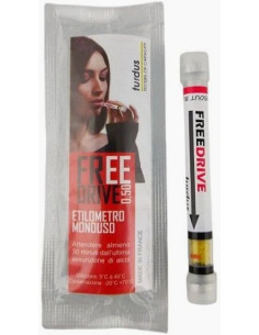 ETILOMETRO MONOUSO FREEDRIVE TURDUS 1 TEST