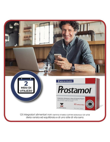 PROSTAMOL PER LA PROSTATA E LE VIE URINARIE 60 CAPSULE MOLLI