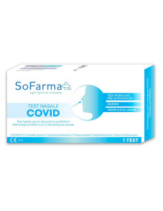 TEST COVID-19 ANTIGENICO RAPIDO AUTODIAGNOSTICO NASALE SOFARMAPIU'