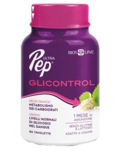 ULTRA PEP GLICONTROL METABOLISMO DEI CARBOIDRATI 60 TAVOLETTE