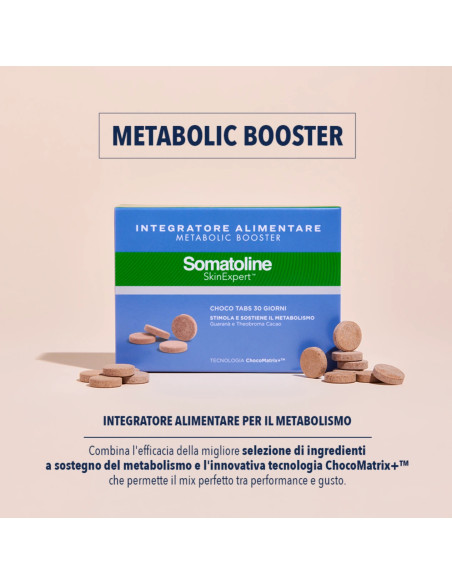 METABOLIC BOOSTER CHOCO TABS SOMATOLINE SKIN EXPERT 30 TAVOLETTE MASTICABILI METABOLIC BOOSTER CHOCO TABS SOMATOLINE SKIN EXPERT 30 TAVOLETTE MASTICABILI