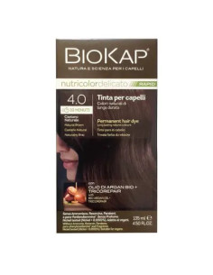 N.4 CASTANO NATURALE - TINTA PER CAPELLI BIOKAP NUTRICOLOR DELICATO RAPID 135 ML