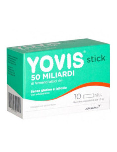 YOVIS STICK FERMENTI LATTICI 50 MILIARDI 10 BUSTINE DA 1,5 G