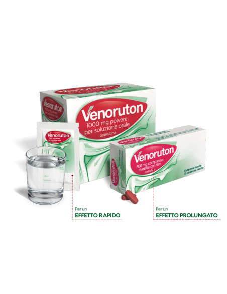 VENORUTON VENE E CAPILLARI 30 BUSTINE 1000 MG VENORUTON VENE E CAPILLARI 30 BUSTINE 1000 MG