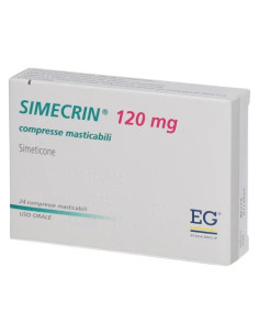 SIMECRIN PER IL GONFIORE ADDOMINALE 24 COMPRESSE MASTICABILI 120MG