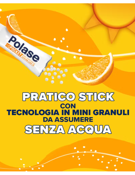 POLASE POCKET GUSTO ARANCIA 14 STICK MONODOSE POLASE POCKET GUSTO ARANCIA 14 STICK MONODOSE