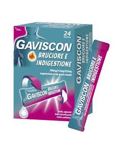 GAVISCON BRUCIORE E INDIGESTIONE 24 BUSTINE AROMA MENTA