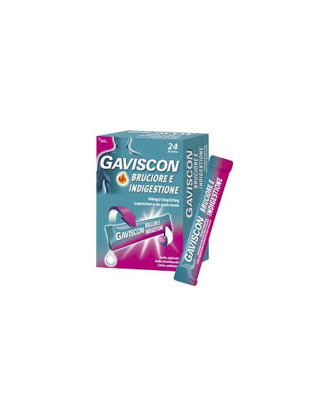 GAVISCON BRUCIORE E INDIGESTIONE 24 BUSTINE...