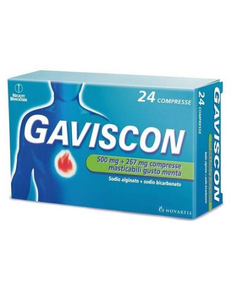 GAVISCON 24 COMPRESSE MASTICABILI AROMA MENTA...